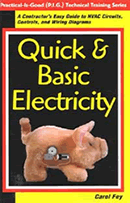 Quick & Basic Electricity, A Contractor's Easy Guide to HVAC Circuits, Controls, and Wiring Diagrams -- book
